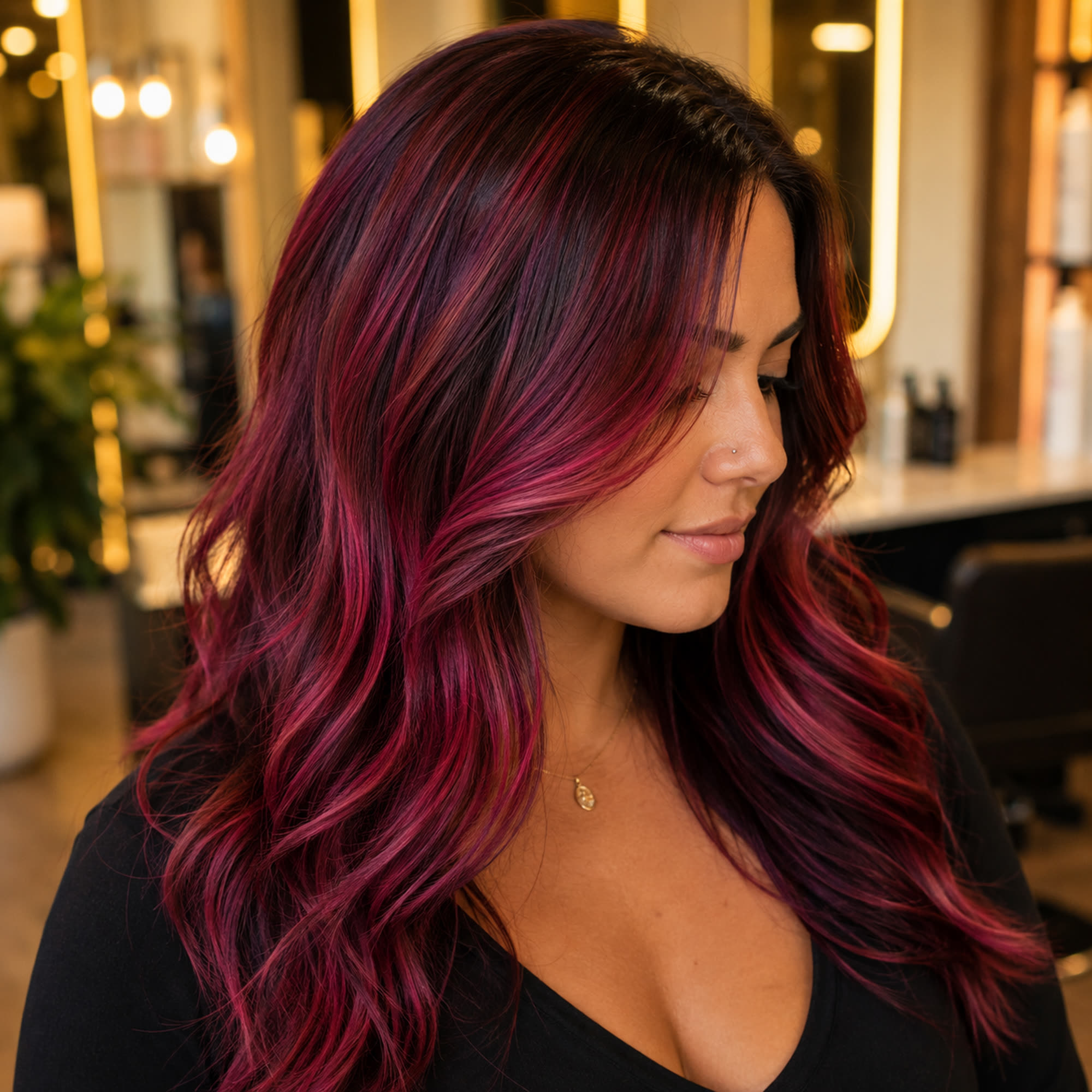 A vivid color result