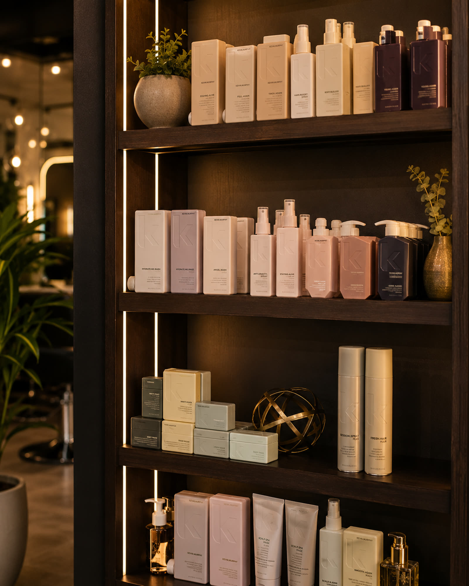 The Kevin Murphy retail shelf